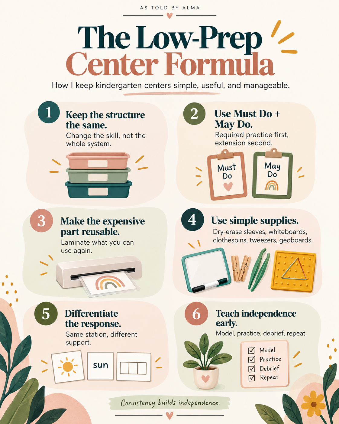 Kindergarten Centers That Don’t Require Hours of Prep